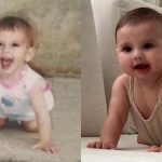 Amanda Kimberlly posta foto de infância e compara a Helena, sua filha com Neymar (Foto: Instagram)