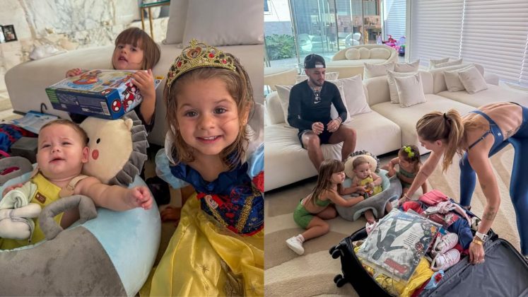 Virginia Fonseca compartilha momento com os filhos após viagem: "Caos total" (Foto: Instagram)