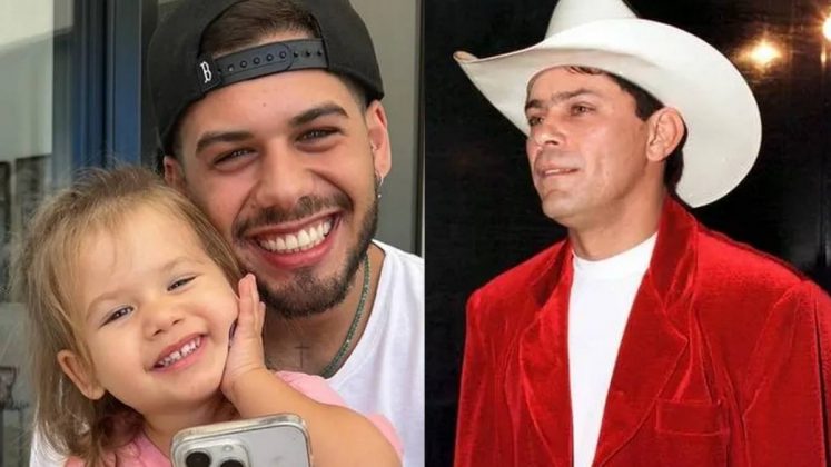 Zé Felipe relembra experiência sobrenatural da filha com o tio falecido, Leandro. (Foto: Instagram)