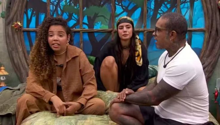 Trio inseparável no "BBB 25" se desfaz após o reality show. (Foto: TV Globo