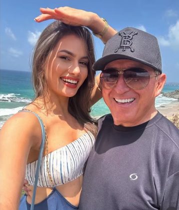 Amado Batista se casa com miss que é 50 anos mais jovem (Foto: Instagram)