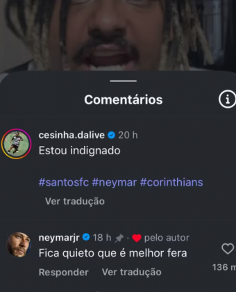 Neymar foi criticado por não jogar a semifinal do Paulista. (Foto: Instagram)