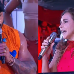 Daniela Mercury e Tonny Sales "batem boca" durante carnaval. (Foto: Reprodução)