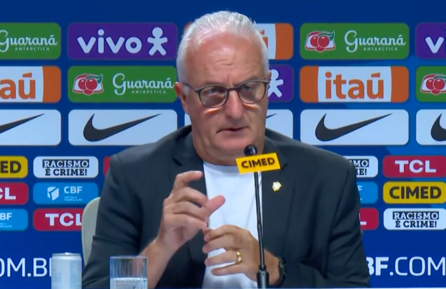 Dorival comenta sobre convocação de Neymar. (Foto: Reprodução)