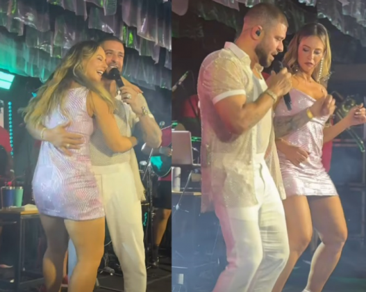 Paolla Oliveira marcou presença no show de Diogo Nogueira. (Foto: Instagram)