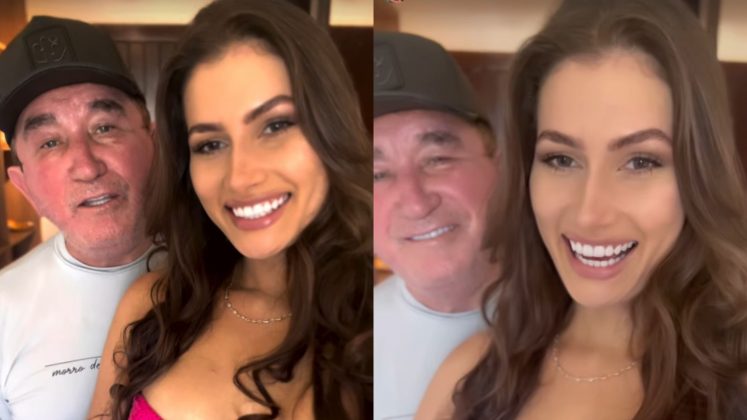 Calita Franciele relata imprevisto na lua de mel com Amado Batista: "Esqueci que casei" (Foto: Instagram)