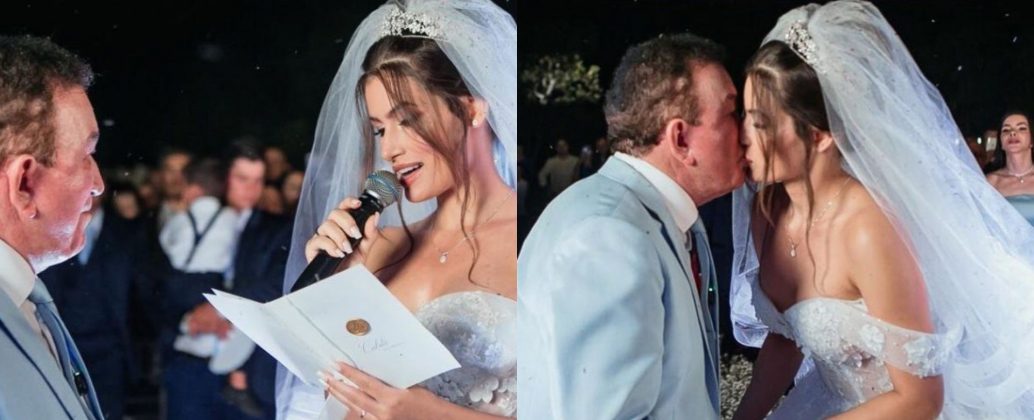 Amado Batista se declara para esposa após casamento: "Você é o meu sonho realizado" (Foto: Instagram)