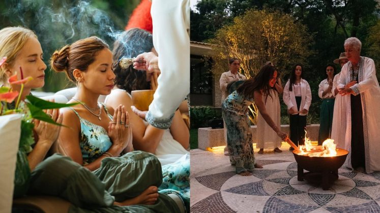 Anitta, Angélica e Juliette celebram novo ano astrológico com ritual de equinócio (Foto: Instagram)