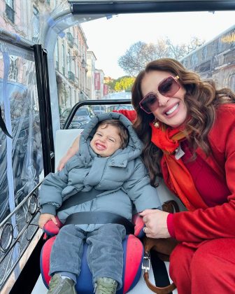 Claudia Raia compartilha experiência de viajar com o filho Luca durante turnê em Portugal. (Foto: Instagram)