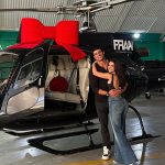 Franciny Ehlke ganha helicóptero de presente do noivo bilionário (Foto: Instagram)