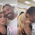 Cauã Reymond e Susana Vieira trocam beijo e ator se declara: "Te amo" (Foto: Instagram)