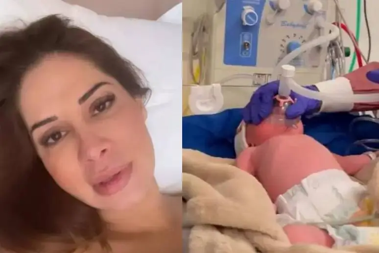 Maíra Cardi relata complicações após parto com a filha na UTI: "Tem alguma coisa errada" (Foto: Instagram)