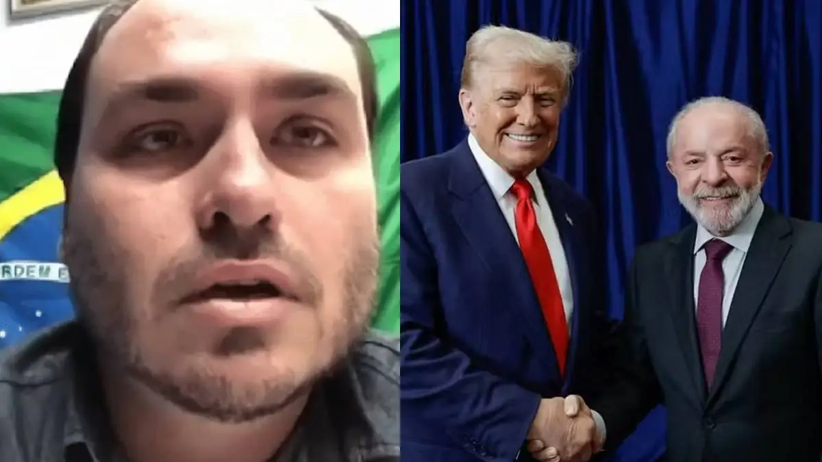 Carlos Bolsonaro acusa Lula e Globo de usar Trump como palanque: "Trapaceiros" (Foto: Instagram)