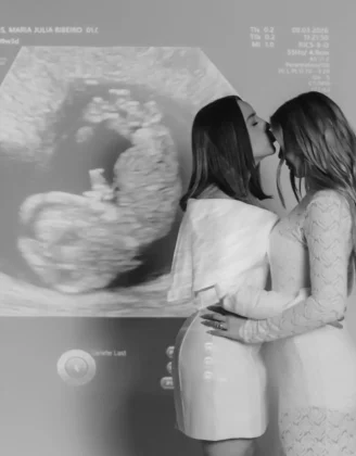 J&uacute;lia Ribeiro anunciou nesta quarta-feira (11) que est&aacute; gr&aacute;vida do primeiro filho com a cantora Mari Fernandez. (Foto: Instagram)