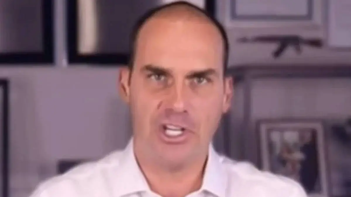 Eduardo Bolsonaro reage à decisão da 1ª Turma do STF: "É algo nulo e nefasto" (Foto: Jovem Pan)