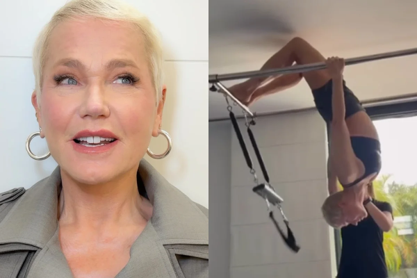 Xuxa ironiza críticas sobre figurino e compartilha rotina de exercícios