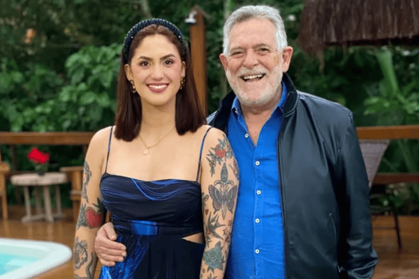 José de Abreu responde a críticas por relacionamento com Carolynne Junger
