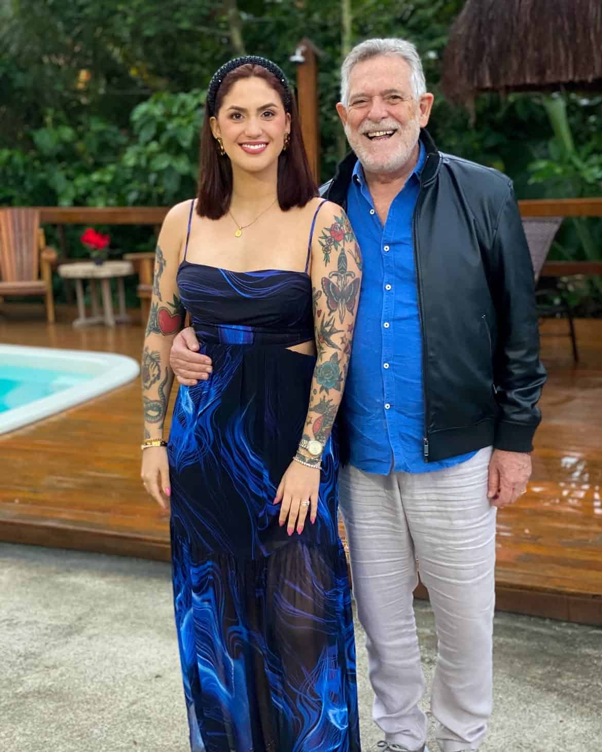 José de Abreu abriu o jogo e deu sua opinião em torno das críticas que costuma receber em virtude do seu relacionamento com Carolynne Junger, de 28 anos. (Foto: Instagram)