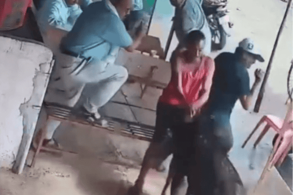 Javali entra em comércio na Índia e provoca correria entre clientes