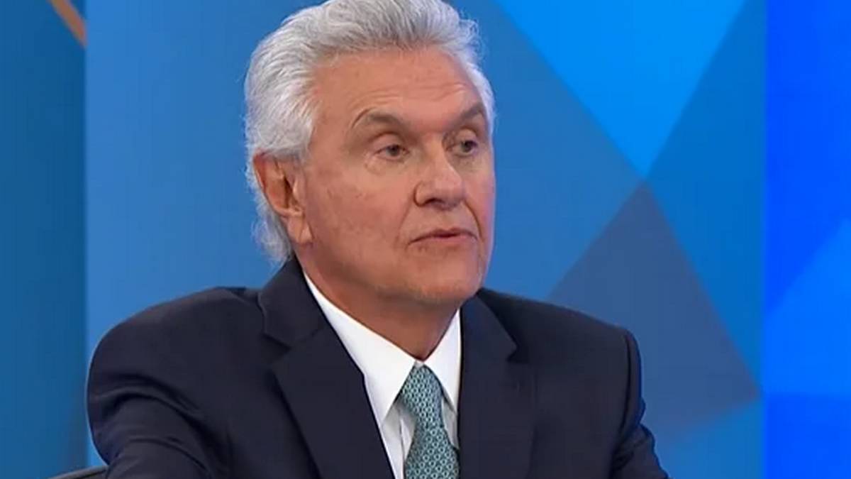 Caiado acusa PT de entregar Brasil a facções: "Mandam mais do que o Estado" (Foto: Globo)