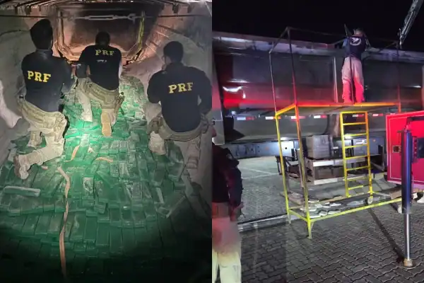 PRF apreende 3,5 toneladas de drogas dissimuladas em caminhões em Mato Grosso do Sul
