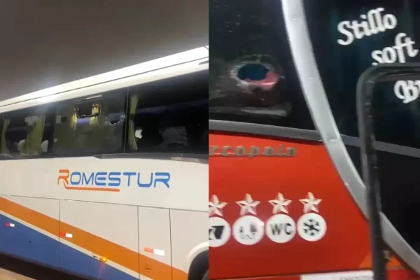 Ônibus que levavam fiéis do Ore Comigo Music Festival são apedrejados na BR-040 em Nova Lima