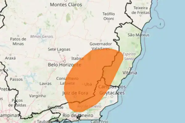 Frente de tempestade avança por Estados do Sudeste, Sul e Centro-Oeste nesta quarta-feira