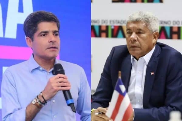 ACM Neto atinge 39% das intenções de voto na BA; Jerônimo Rodrigues tem 37%