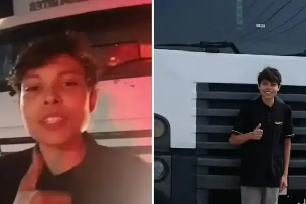 Caminhoneiro confundido com criança pela PM enfrenta perrengue em teste prático