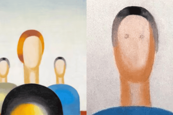 Segurança entediado desenha olhos em obra de arte e danifica pintura avaliada em R$ 5 milhões