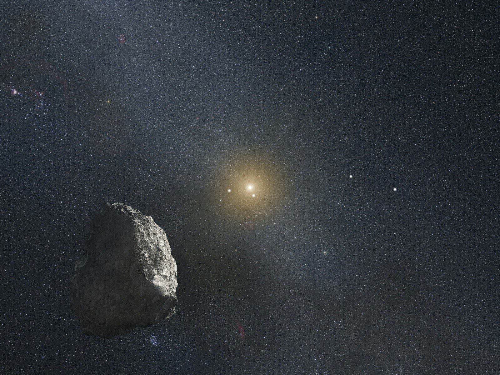 an artist's rendering of an object in the sky