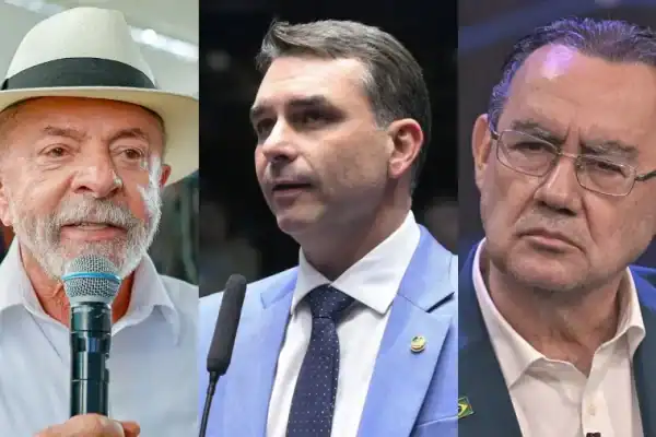 Datafolha aponta Lula com 39% no 1º turno, Flávio com 36%, Cury 6% e Caiado 4%
