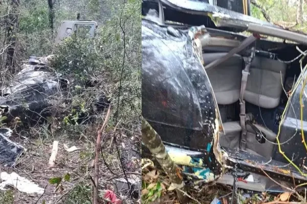 Autoridades confirmam quem eram piloto e copiloto mortos na queda de helicóptero