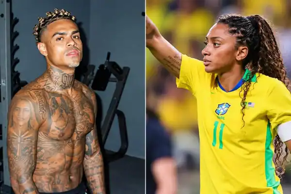 MC Cabelinho e atacante Kerolin Nicoli mantêm romance discreto há três meses